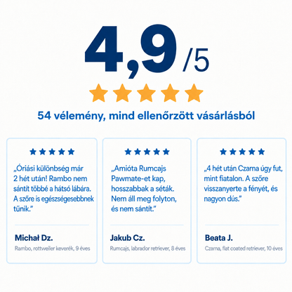 4,9/5 értékelés – 54 ellenőrzött vásárlói vélemény