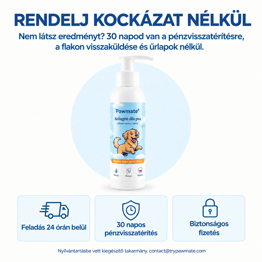 30 napos pénzvisszatérítés, feladás 24 órán belül, biztonságos fizetés