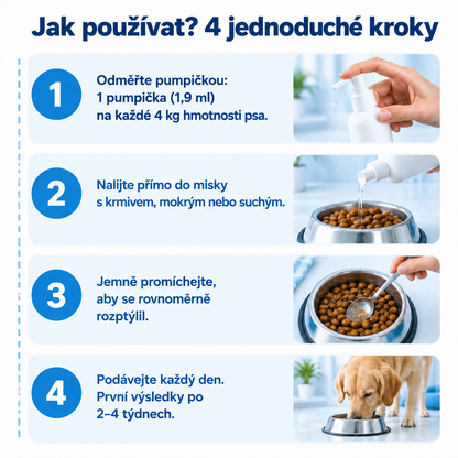 Jak používat Pawmate Kolagen pro psy ve 4 krocích